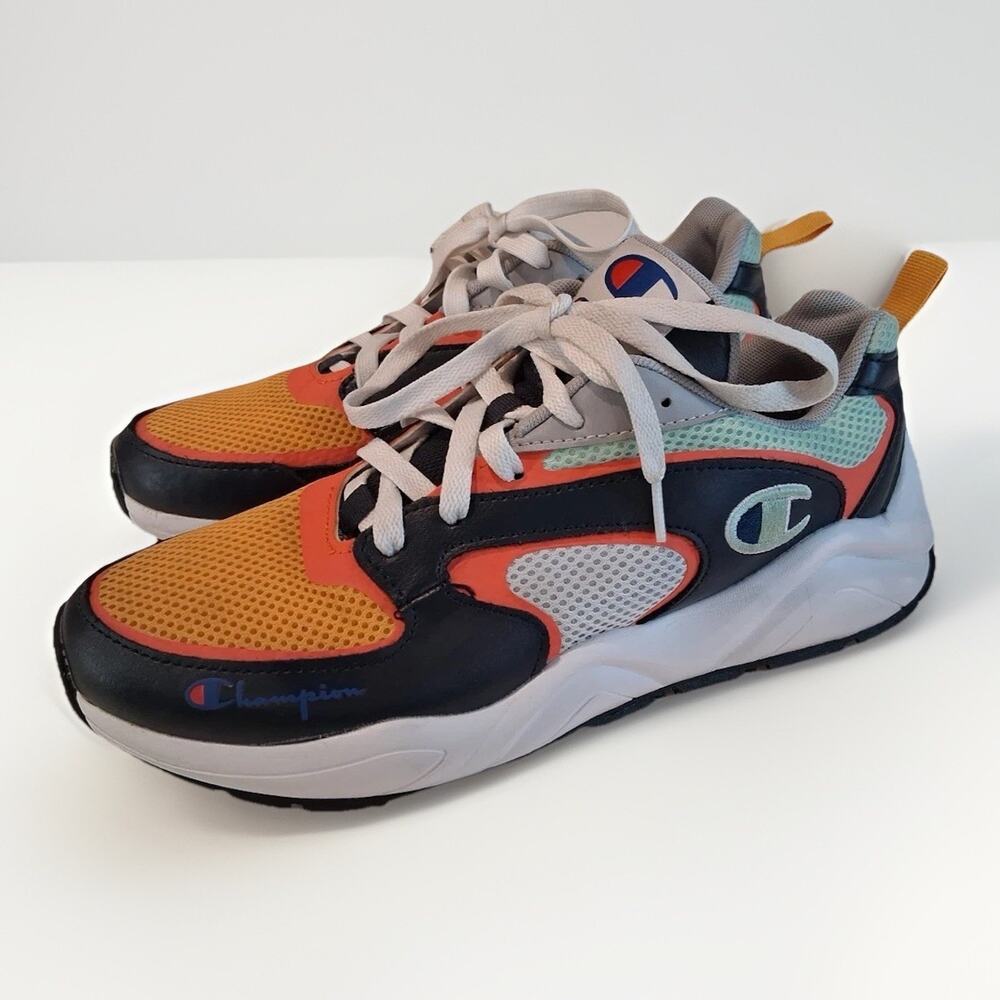 Champion 93 Eighteen SP Block Men's Size 9M Multicolor Athletic Sneakers Gyre